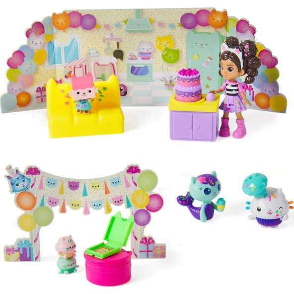 ZeycanHome Gabby's Doll House Cakey'in Doğum Günü Kız Erkek Çocuk Oyuncak Eğitici Oyuncaklar ürün görseli 1