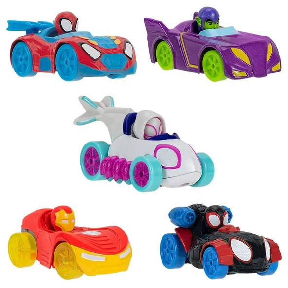 ZeycanHome Spidey Diecas Araba Kız Erkek Çocuk Oyuncak Eğitici Oyuncaklar ürün görseli 1