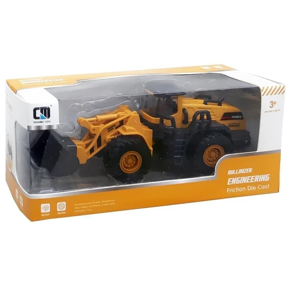 ZeycanHome CLM-21A KUTULU METAL BULDOZER Kız Erkek Çocuk Oyuncak Eğitici Oyuncaklar ürün görseli 1