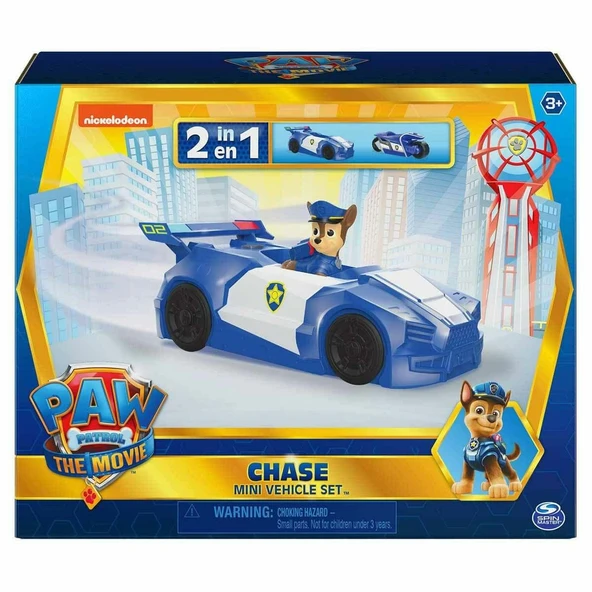 ZeycanHome 1033536 PAW Patrol Chasein araç seti 2si1arada 1 figür+2 araç Kız Erkek Çocuk Oyuncak Eğitici Oyunca ürün görseli 1