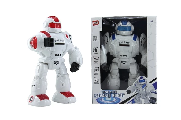 ZeycanHome U/K DİSK ATAN SÜPER ROBOT Kız Erkek Çocuk Oyuncak Eğitici Oyuncaklar ürün görseli 1