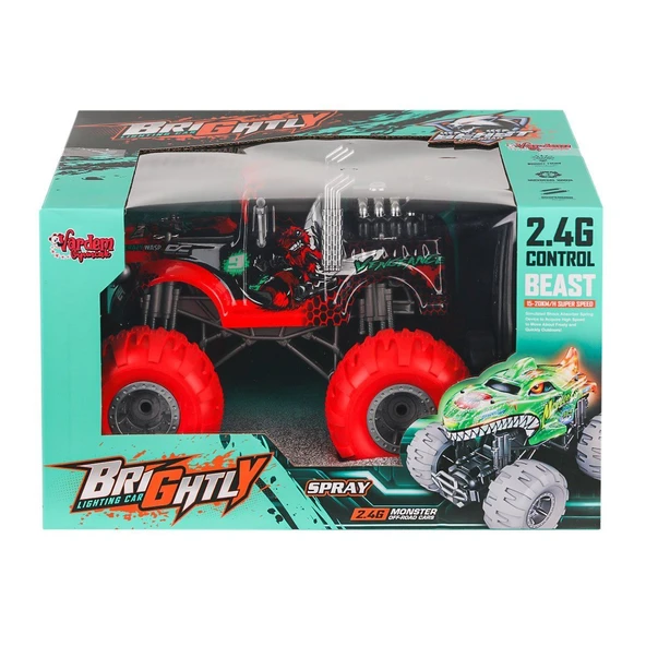 ZeycanHome RQ3049 Kumandalı Şarjlı Işıklı Buharlı Off Road Kamyon Kız Erkek Çocuk Oyuncak Eğitici Oyuncaklar ürün görseli 1