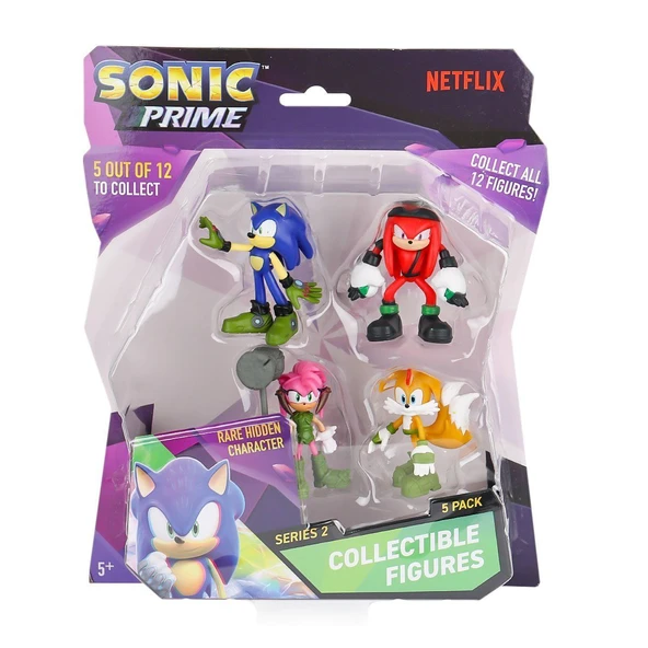 ZeycanHome PMI SON2240 Sonic 5'li Figür Blister Asorti 1 özel sürpriz figür Kız Erkek Çocuk Oyuncak Eğitici Oyu ürün görseli 1