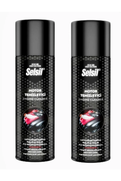 Selsil Susuz Motor Temizleme Spreyi 500 Ml X 2 Adet ürün görseli 1