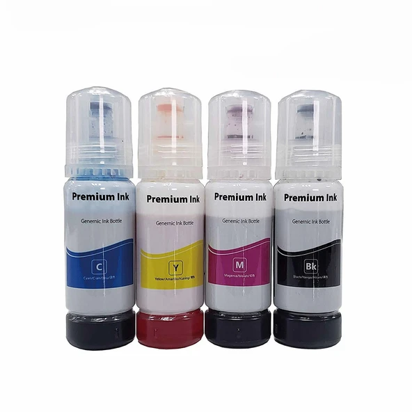 Epson 103 Uyumlu 4 Renk Takım PMürekkep -L1210-L1250-L3210-L3211-L3250-L3251-L3256-L3260-L5290-L5296 ürün görseli 1