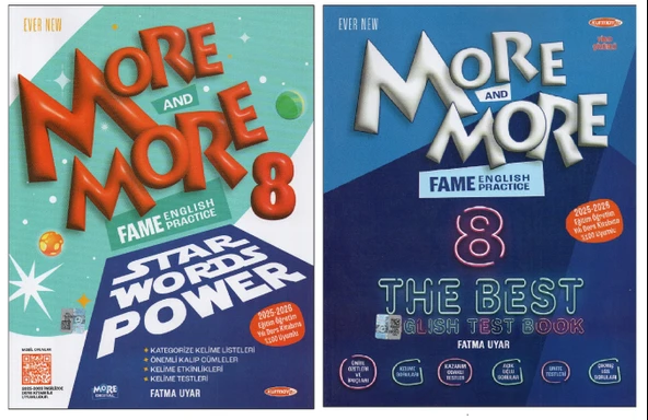 Kurmay Elt 8. Sınıf Fame The Best English Test Book+Star Words Power ürün görseli 1