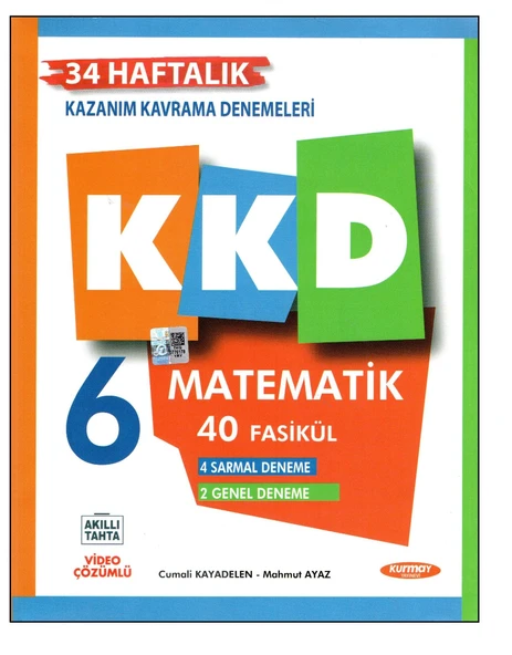 KURMAY 6. SINIF KKD MATEMATİK D. ürün görseli 1