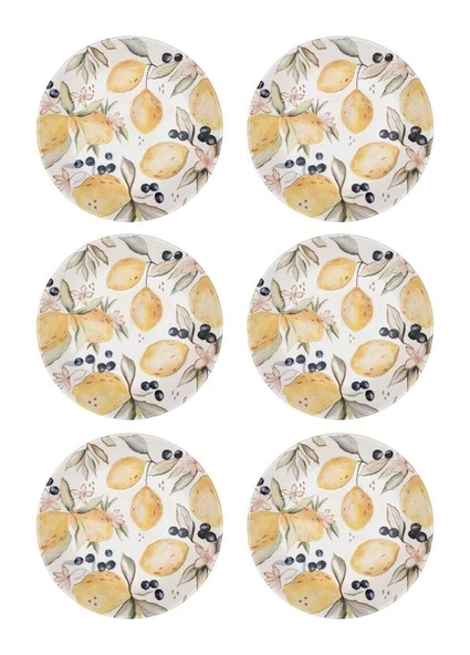 The Mia Limoncello Yemek Tabağı 6lı Set 20CM LMN019 ürün görseli 1