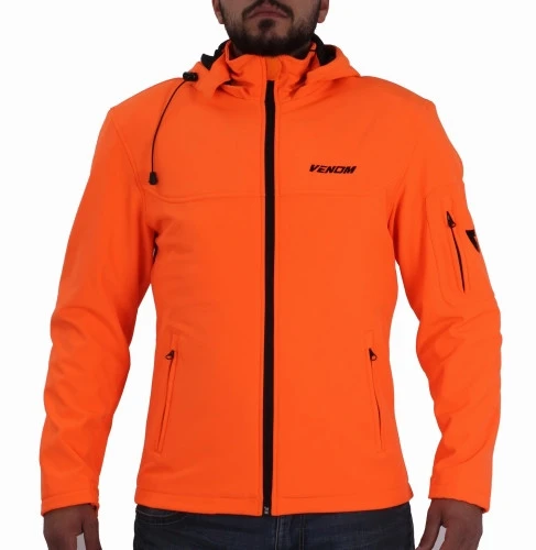 Venom Jaws Softshell Turuncu Motosiklet Montu ürün görseli 1
