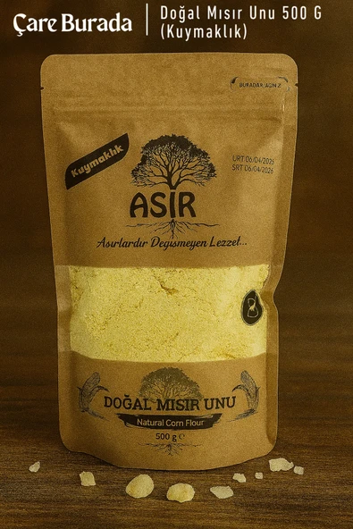 Asır - Doğal Mısır Unu 500 Gr (Kuymaklık) ürün görseli 1