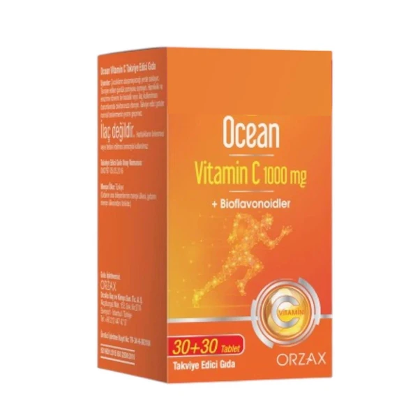 Ocean Vitamin C 1000 mg 60 Tablet Avantajlı ürün görseli 1