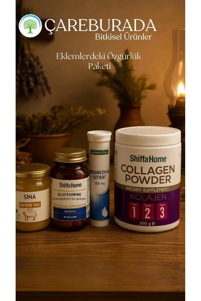 Eklemlere Özgürlük Seti Kuyruk Yağı,, Glucozamin,Magnezyum Sitrat, Collagen ürün görseli 1