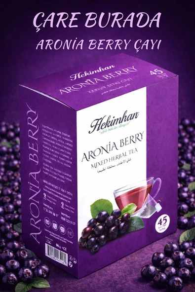 Aronia Berry Karışık Bitki Çayı (45'li Süzen Poşet) ürün görseli 1