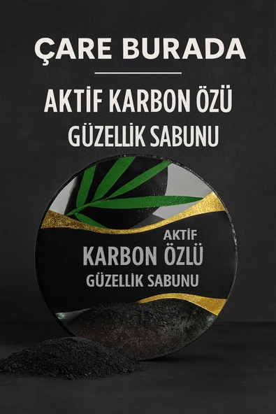 Naumed Biocosmetic - Aktif Karbonlu Özlü Güzellik Sabunu ürün görseli 1
