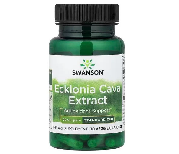 Swanson, Ecklonia Cava Extract, 30 Veggie Capsules (53 mg Per capsule) ürün görseli 1