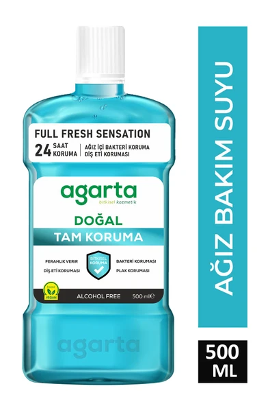 Agarta Ağız Bakım Suyu Tam Koruma Alkolsüz 500 Ml ürün görseli 1