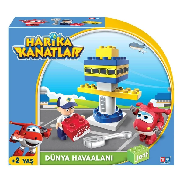 TOYZ DÜKKANIM Harika Kanatlar 15 Parça Blok Jett'İn Havaalanı Kız Erkek Çocuk Oyuncak Eğitici Oyuncaklar ürün görseli 1