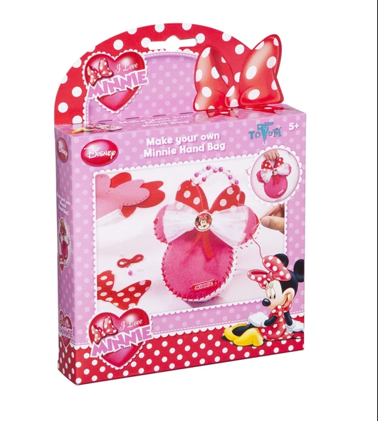 TOYZ DÜKKANIM Disney Minnie Çanta Tasarım Seti Kız Erkek Çocuk Oyuncak Eğitici Oyuncaklar ürün görseli 1