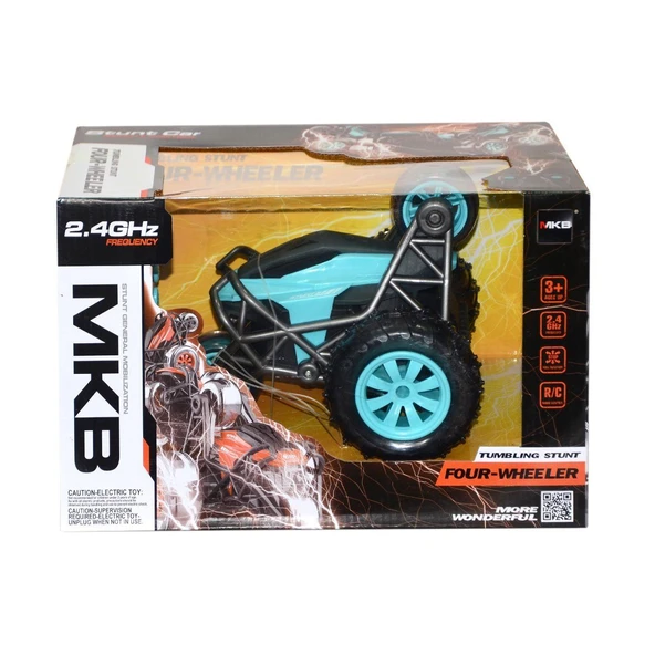 TOYZ DÜKKANIM MKB-5588-617 Kumandalı Şarjlı Four Wheeler Stunt Car Kız Erkek Çocuk Oyuncak Eğitici Oyuncaklar ürün görseli 1