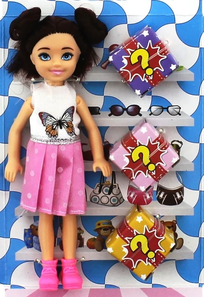 TOYZ DÜKKANIM Baonier Beyaz Kelebek Elbiseli Sürpriz Paket Bebek Kız Erkek Çocuk Oyuncak Eğitici Oyuncaklar ürün görseli 1