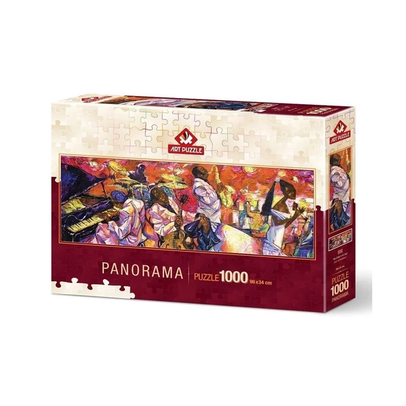 TOYZ DÜKKANIM 5352 Art Puzzle, Jazzın Renkleri 1000 Parça Puzzle Kız Erkek Çocuk Oyuncak Eğitici Oyuncaklar ürün görseli 1