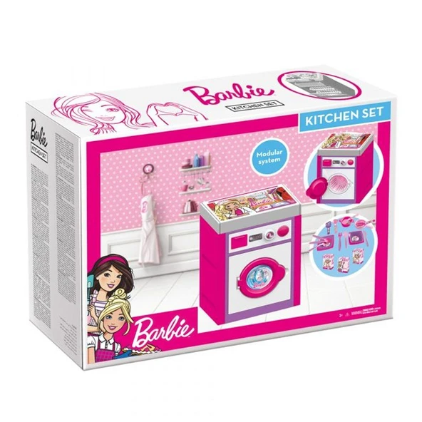 TOYZ DÜKKANIM 1611 Dolu Barbie Çamaşır Makinesi Kız Erkek Çocuk Oyuncak Eğitici Oyuncaklar ürün görseli 1