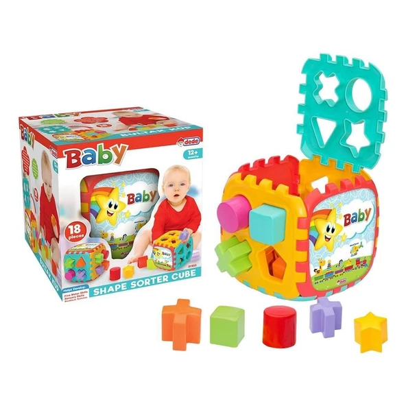 TOYZ DÜKKANIM Dede Oyuncak Kutulu Bul-Tak Küp Kız Erkek Çocuk Oyuncak Eğitici Oyuncaklar ürün görseli 1