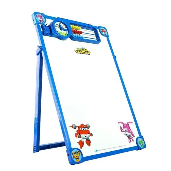 TOYZ DÜKKANIM Harika Kanatlar Abaküs ve Saatli Mıknatıslı Yazı Tahtası Kız Erkek Çocuk Oyuncak Eğitici Oyuncaklar ürün görseli 1
