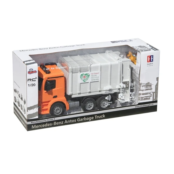 TOYZ DÜKKANIM E560-003 Kumandalı Şarjlı Çöp Kamyonu 1:20 Kız Erkek Çocuk Oyuncak Eğitici Oyuncaklar ürün görseli 1