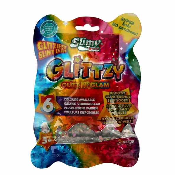 TOYZ DÜKKANIM 34025 Slimy Glitzy 10 Renk 90 gr Kız Erkek Çocuk Oyuncak Eğitici Oyuncaklar ürün görseli 1