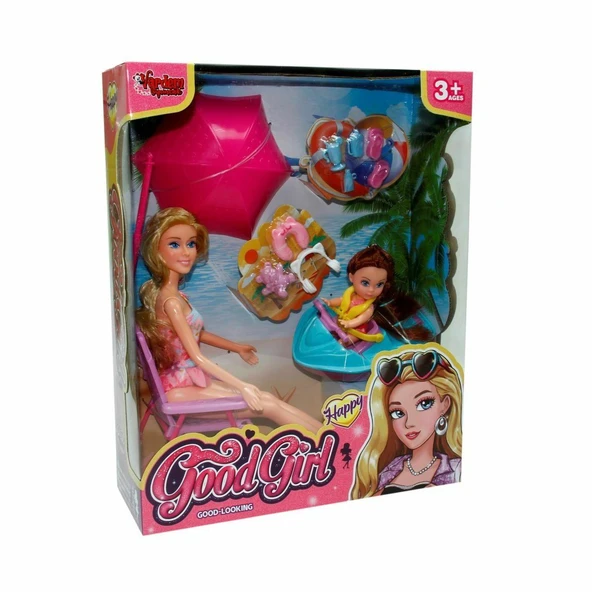 TOYZ DÜKKANIM WG-66743 Kutulu 29cm Aksesuarlı Anne ve Bebek Kız Erkek Çocuk Oyuncak Eğitici Oyuncaklar ürün görseli 1
