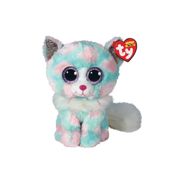 TOYZ DÜKKANIM Ty Beanie Boos Regular Opal Cat Pastel Kız Erkek Çocuk Oyuncak Eğitici Oyuncaklar ürün görseli 1
