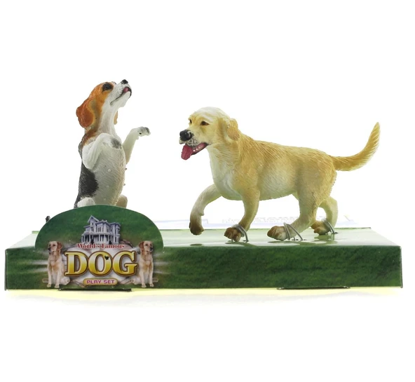 TOYZ DÜKKANIM Beagle ve Labrador Retrieve Model Hayvan Köpek Kız Erkek Çocuk Oyuncak Eğitici Oyuncaklar ürün görseli 1