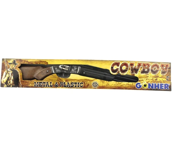 TOYZ DÜKKANIM Gonher 8'li Plastik Kowboy Tüfeği Kız Erkek Çocuk Oyuncak Eğitici Oyuncaklar ürün görseli 1