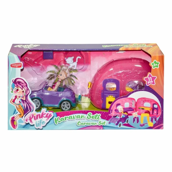 TOYZ DÜKKANIM ML495 Karavan Seti 11 Parça -Molmo Kız Erkek Çocuk Oyuncak Eğitici Oyuncaklar ürün görseli 1