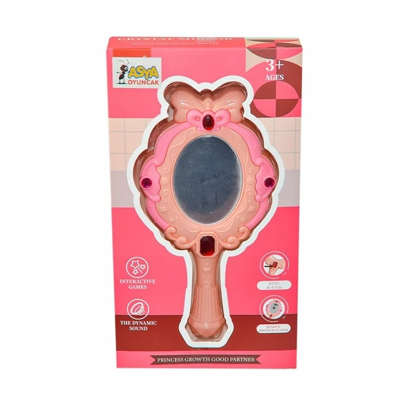 TOYZ DÜKKANIM 09584-185-68 Kutulu Işıklı Ayna Kız Erkek Çocuk Oyuncak Eğitici Oyuncaklar ürün görseli 1