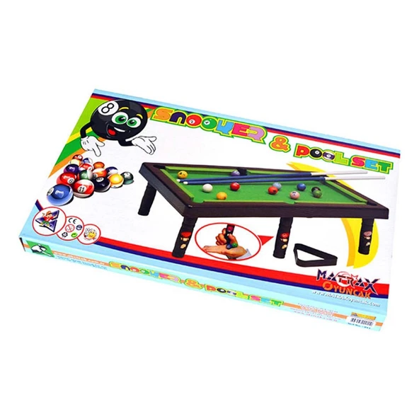 TOYZ DÜKKANIM Snooker & Pool Set Bilardo - 011 Kız Erkek Çocuk Oyuncak Eğitici Oyuncaklar ürün görseli 1