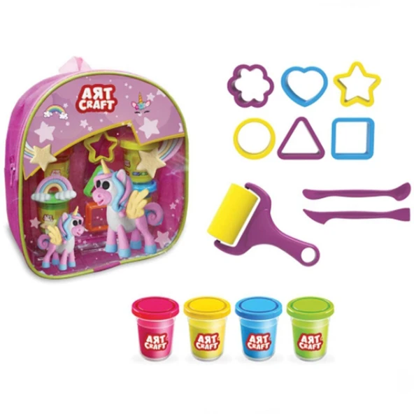 TOYZ DÜKKANIM Dede Sırt Çantalı Hamur Set Kız Erkek Çocuk Oyuncak Eğitici Oyuncaklar ürün görseli 1