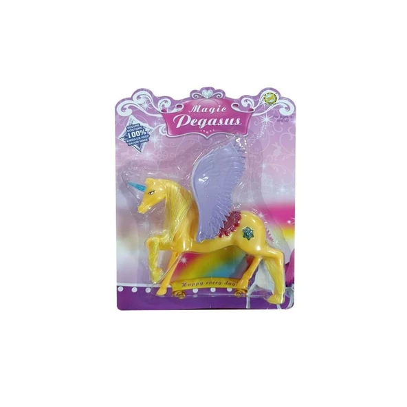 TOYZ DÜKKANIM Kartela Kanatlı At Kız Erkek Çocuk Oyuncak Eğitici Oyuncaklar ürün görseli 1