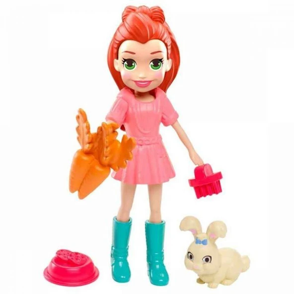 TOYZ DÜKKANIM Polly Pocket ve Hayvan Dostu Oyun Seti Kız Erkek Çocuk Oyuncak Eğitici Oyuncaklar ürün görseli 1