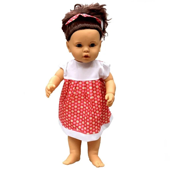 TOYZ DÜKKANIM Sunman Lila Sesli Saçlı Et Bebek Kız Erkek Çocuk Oyuncak Eğitici Oyuncaklar ürün görseli 1