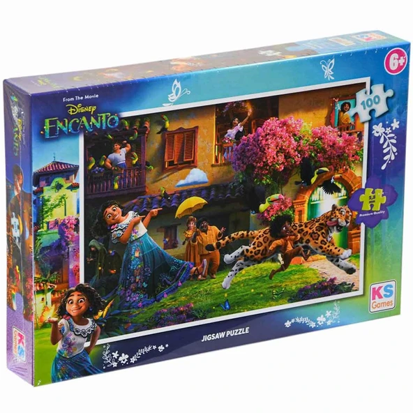 TOYZ DÜKKANIM KS Encanto 100 Parça Puzzle Kız Erkek Çocuk Oyuncak Eğitici Oyuncaklar ürün görseli 1