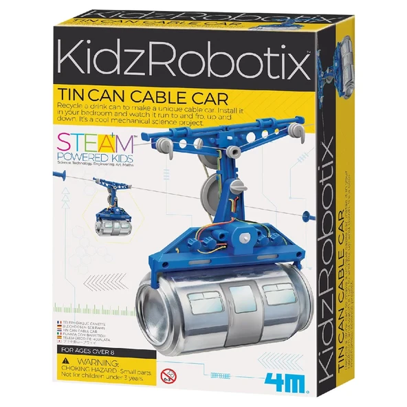 TOYZ DÜKKANIM 4M Teneke Kutu Teleferik Kiti Kız Erkek Çocuk Oyuncak Eğitici Oyuncaklar ürün görseli 1