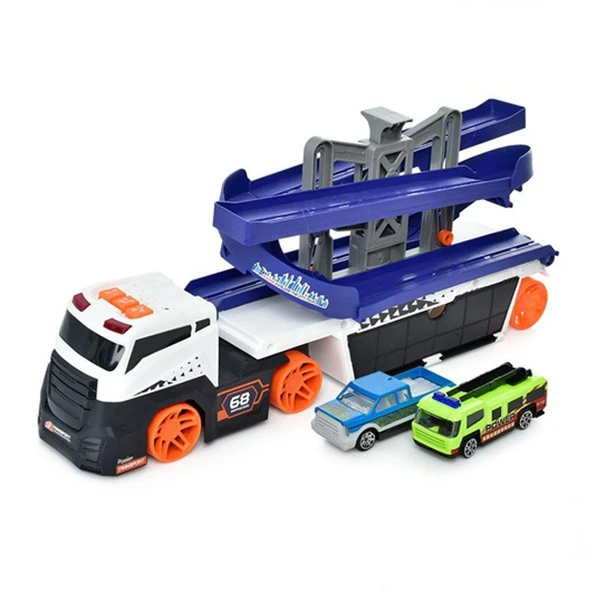 TOYZ DÜKKANIM Garaj ve Pist Özellikli Sesli Işıklı Taşıyıcı Tır YDX41-4 Kız Erkek Çocuk Oyuncak Eğitici Oyuncaklar ürün görseli 1
