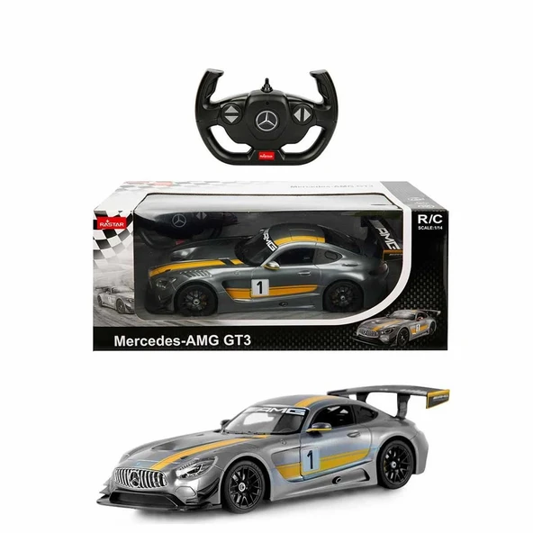 TOYZ DÜKKANIM 1:14 Mercedes Amg Gt3 Uzaktan Kumandalı Işıklı Araba Kız Erkek Çocuk Oyuncak Eğitici Oyuncaklar ürün görseli 1