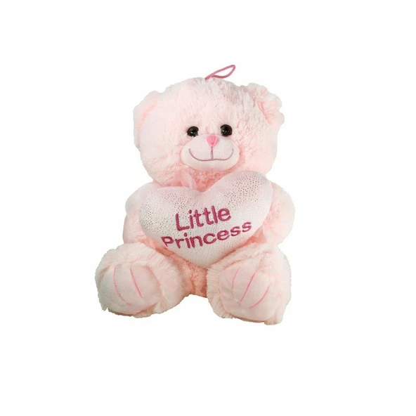 TOYZ DÜKKANIM PABA501532-25 Peluş Kalpli Ayı 25cm Kız Erkek Çocuk Oyuncak Eğitici Oyuncaklar ürün görseli 1