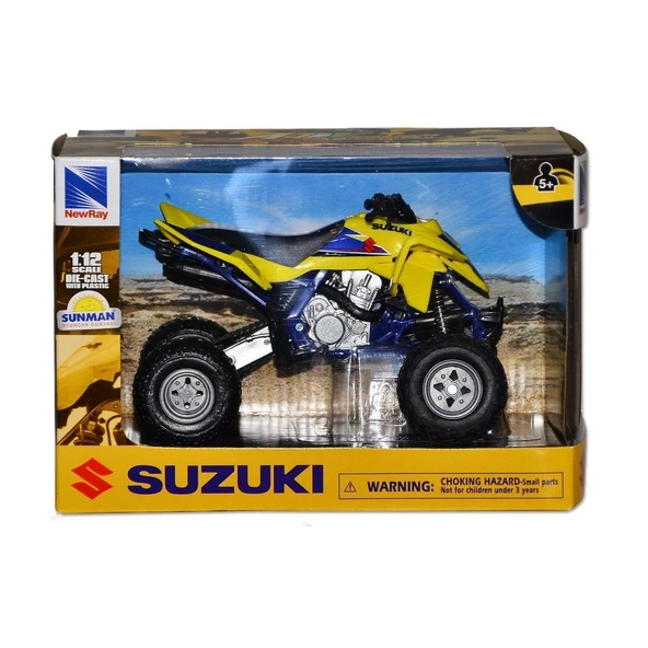 TOYZ DÜKKANIM 43393 1:12 Suzuki Quadracer R450 Motor Kız Erkek Çocuk Oyuncak Eğitici Oyuncaklar ürün görseli 1