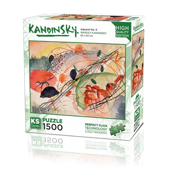 TOYZ DÜKKANIM 22031 Aquarell No:6 1500 Parça Puzzle -KS Kız Erkek Çocuk Oyuncak Eğitici Oyuncaklar ürün görseli 1