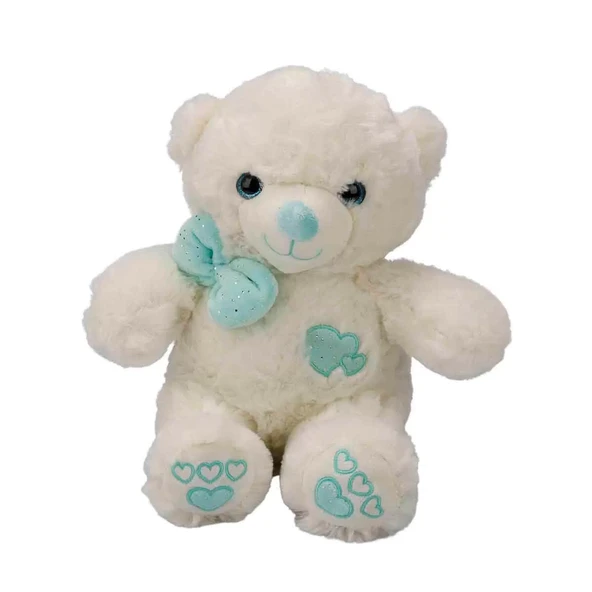 TOYZ DÜKKANIM Papyonlu Peluş Ayı 30cm Kız Erkek Çocuk Oyuncak Eğitici Oyuncaklar ürün görseli 1