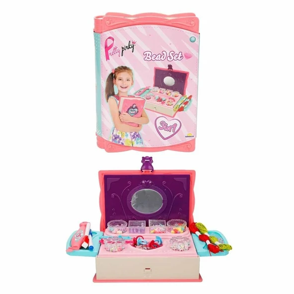 TOYZ DÜKKANIM Boncuk Yapım Tasarım Çantası Kız Erkek Çocuk Oyuncak Eğitici Oyuncaklar ürün görseli 1